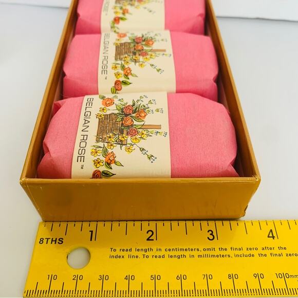 NEW Vintage Ben Rickert Belgian Rose Luxury Soap - Picture 7 of 7